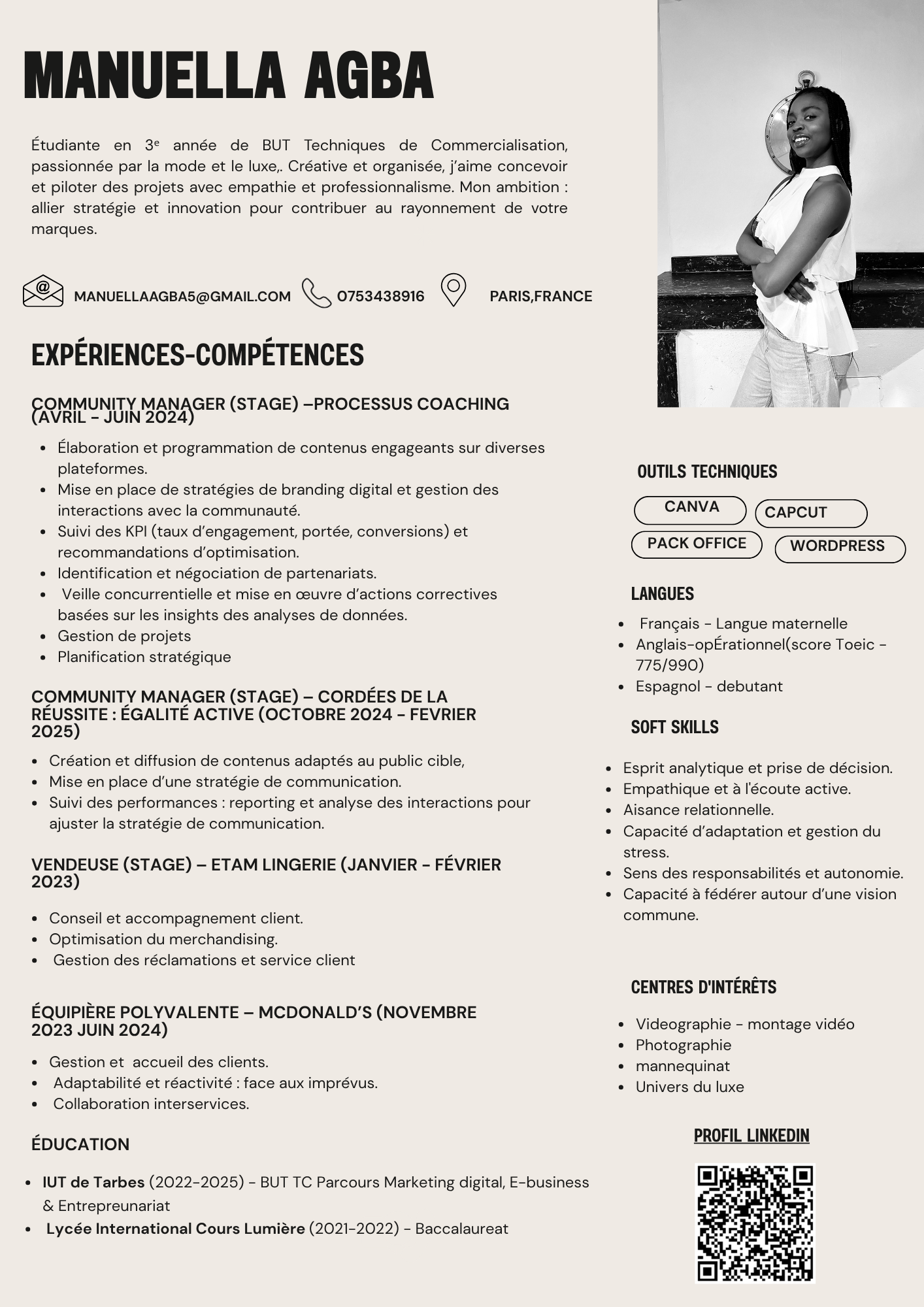 Page droite