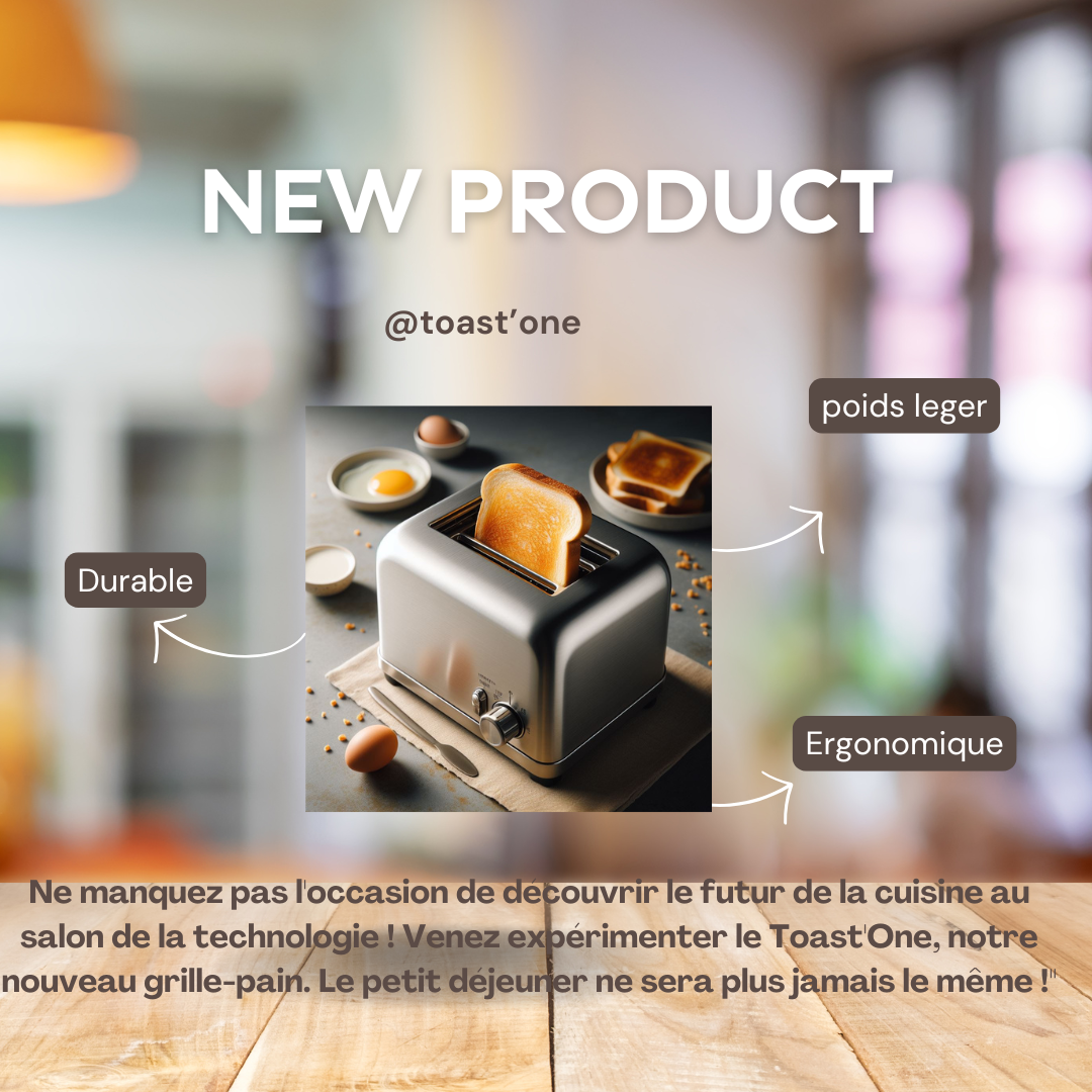 Affiche avec effet lumineux