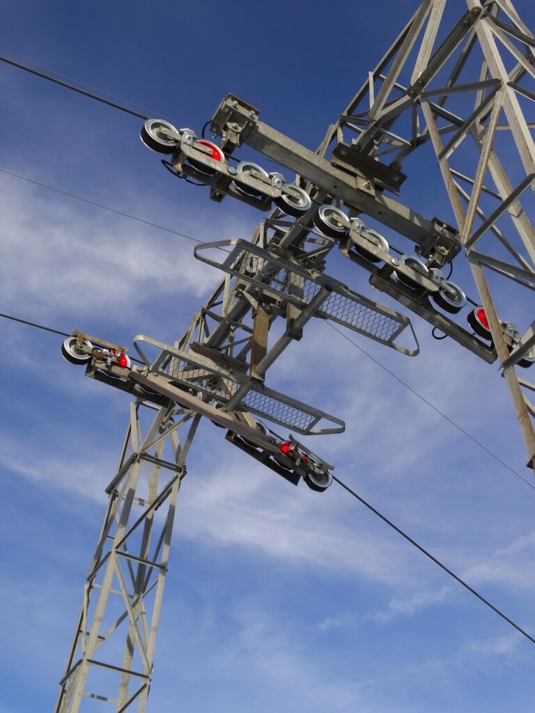 ski lift, pulleys, technology