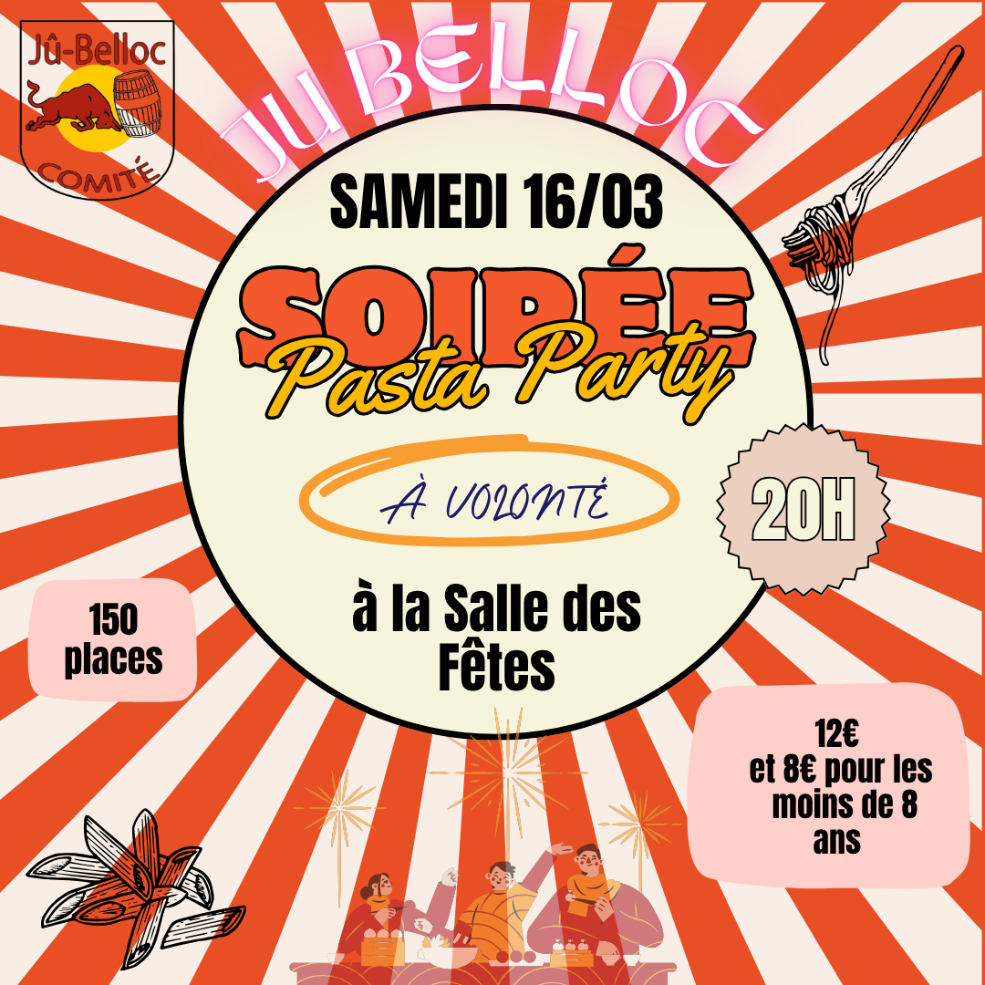 Soirée pasta party post