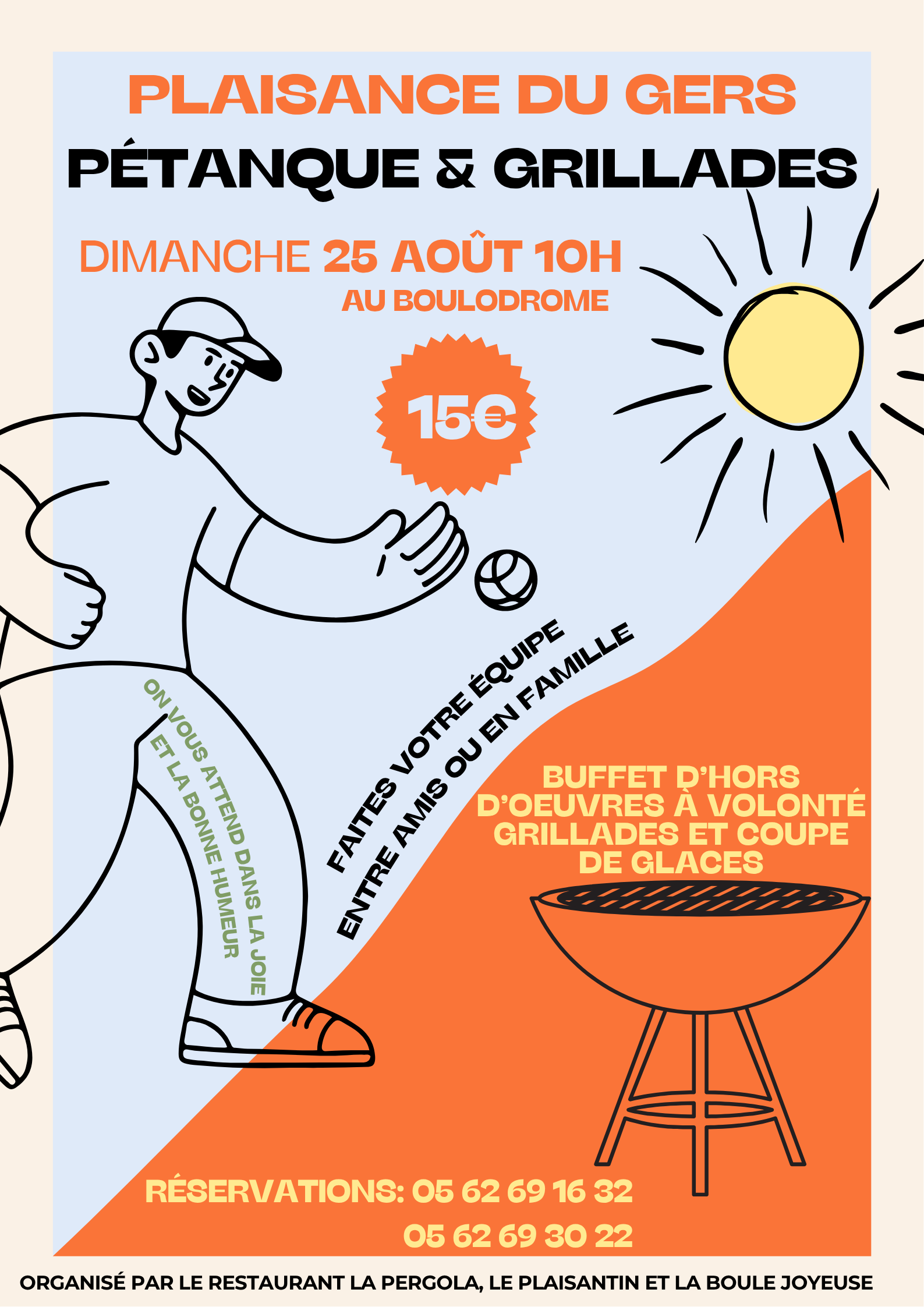 pétanque grillade plaisance