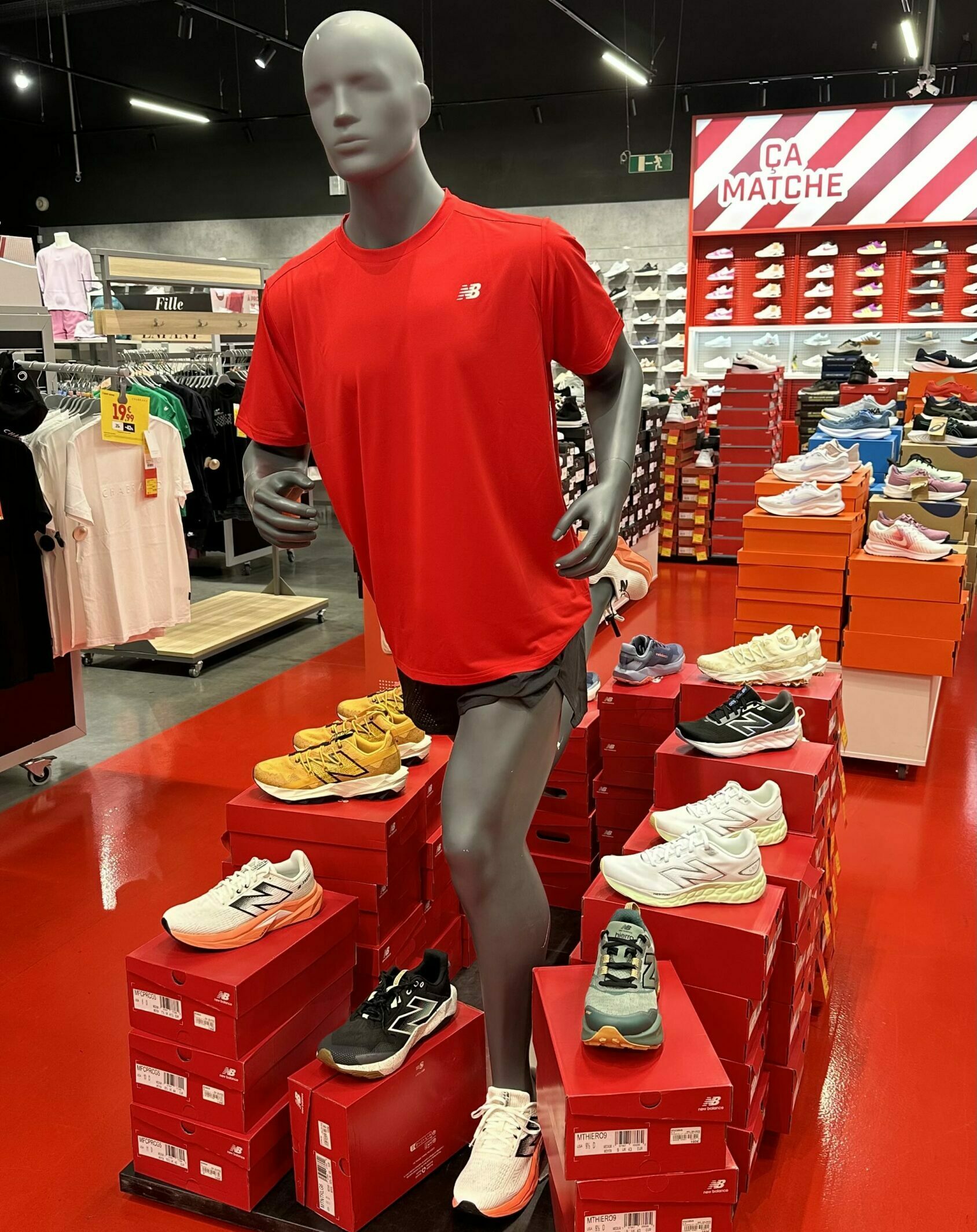 mannequin coureur NB