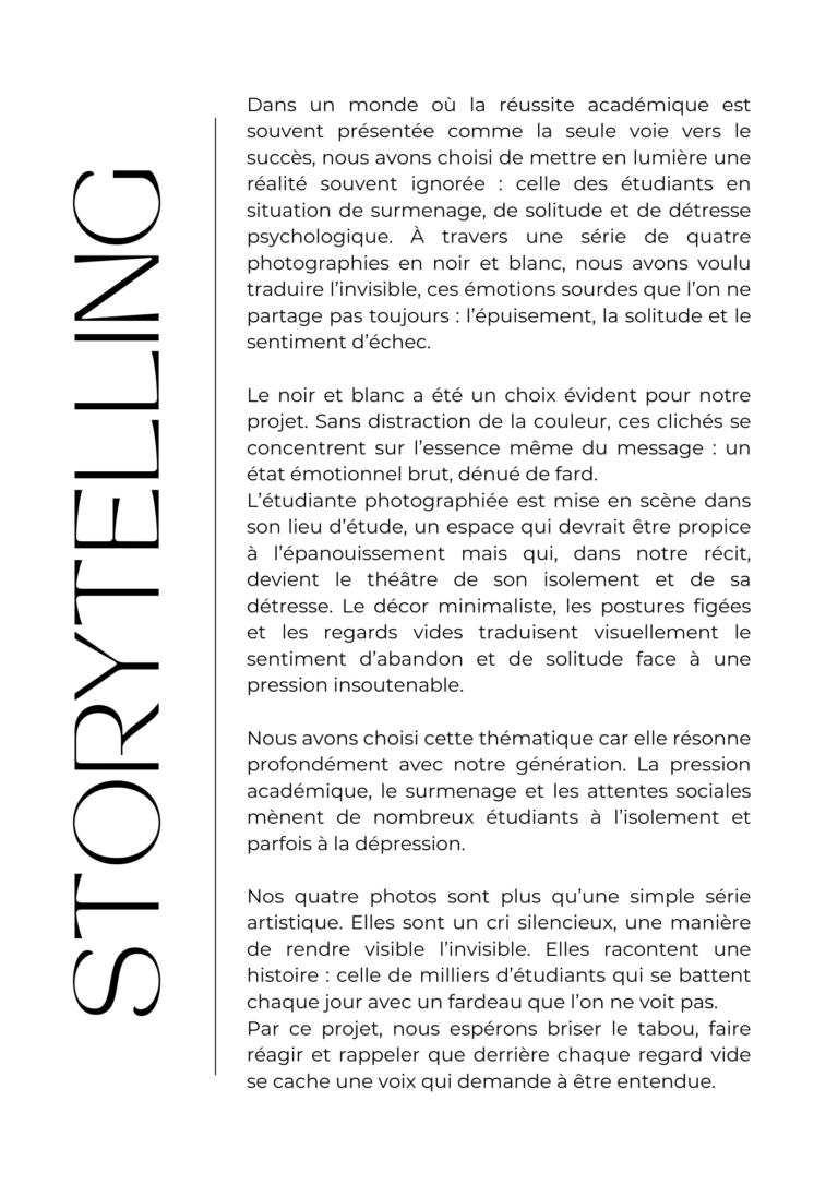 Storytelling - Campagne de sensibilisation