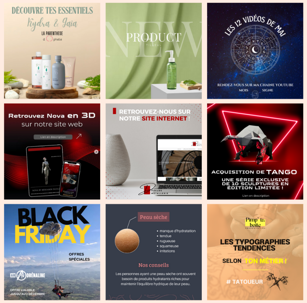 Réalisations - Post Instagram