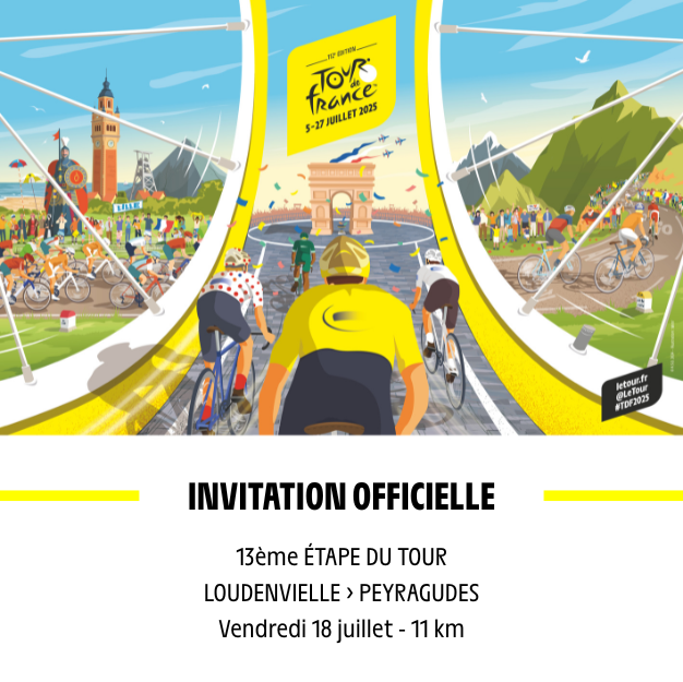 Carton d’invitation Tour de France Peyragudes