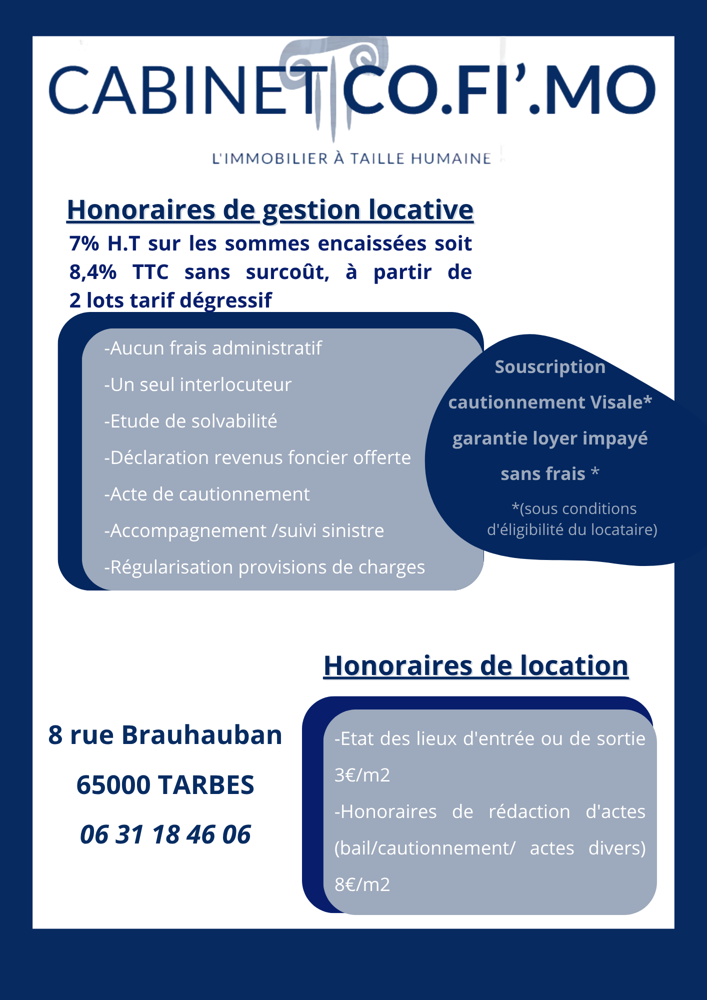 Affiche vitrine COFIMO