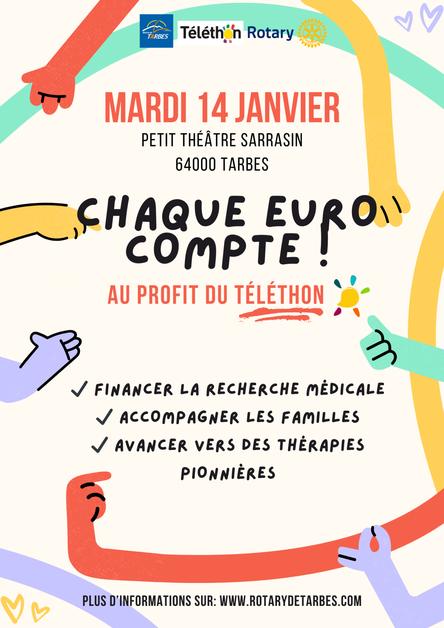 Affiche Solidarité Téléthon