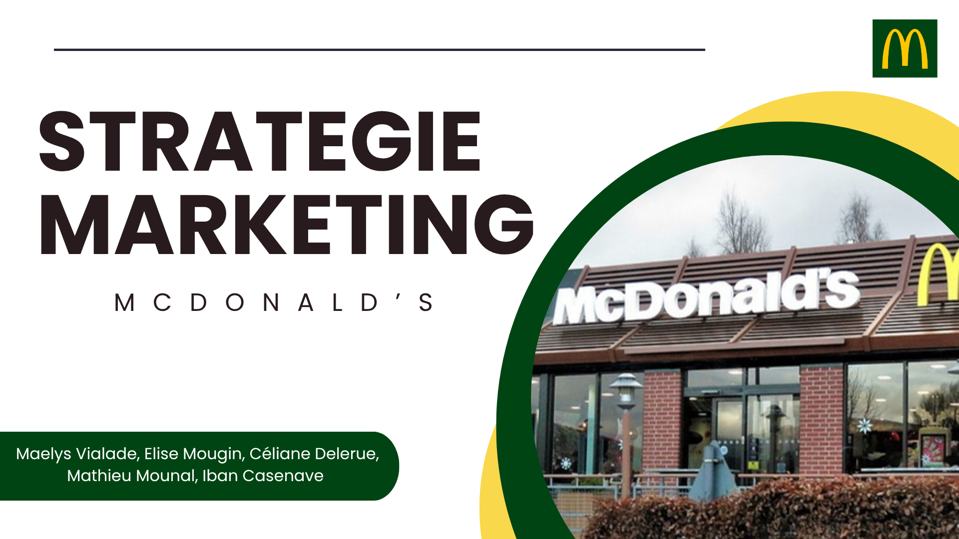 Analyse de stratégie marketing