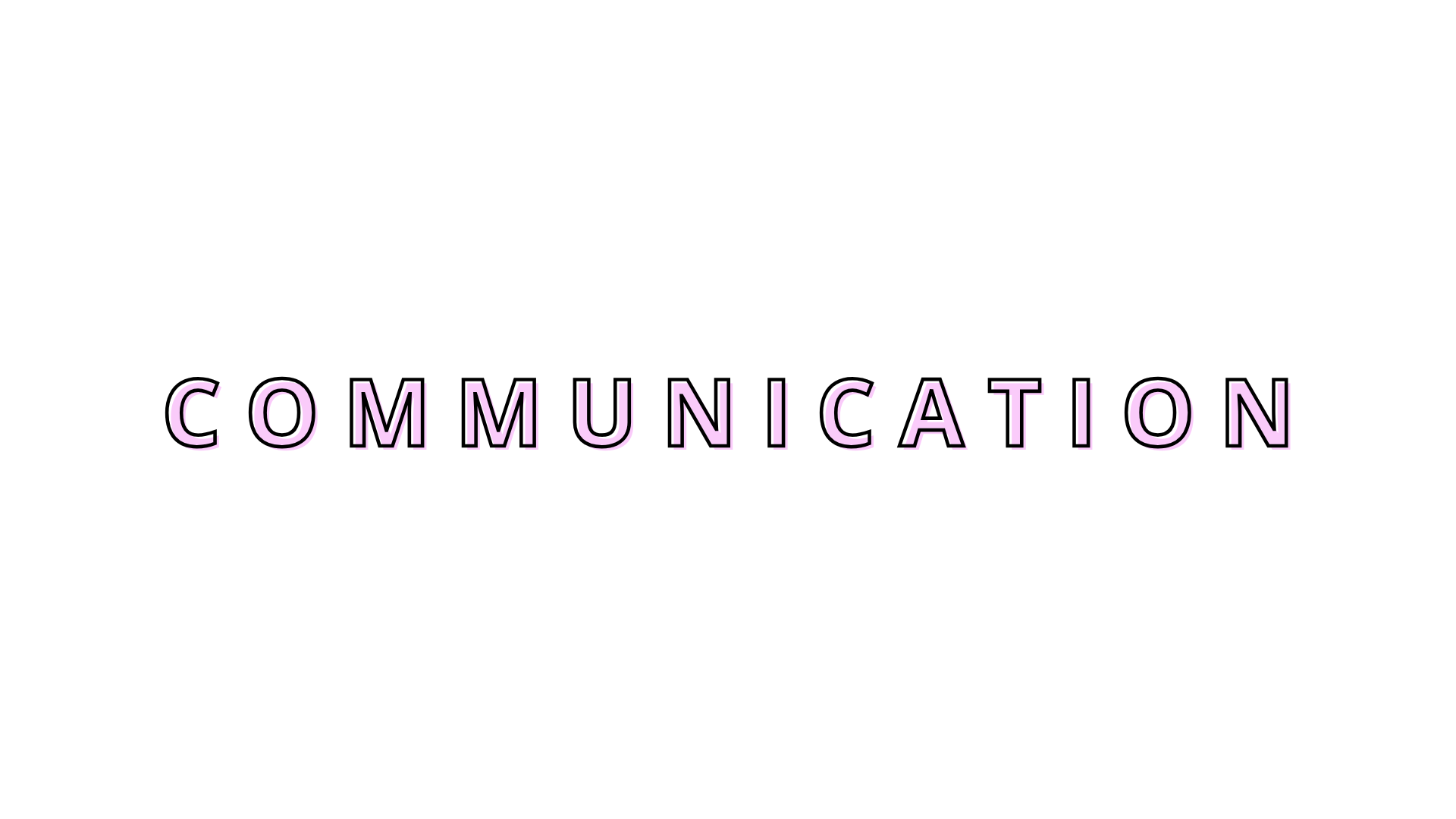 Communication – Structure photographique