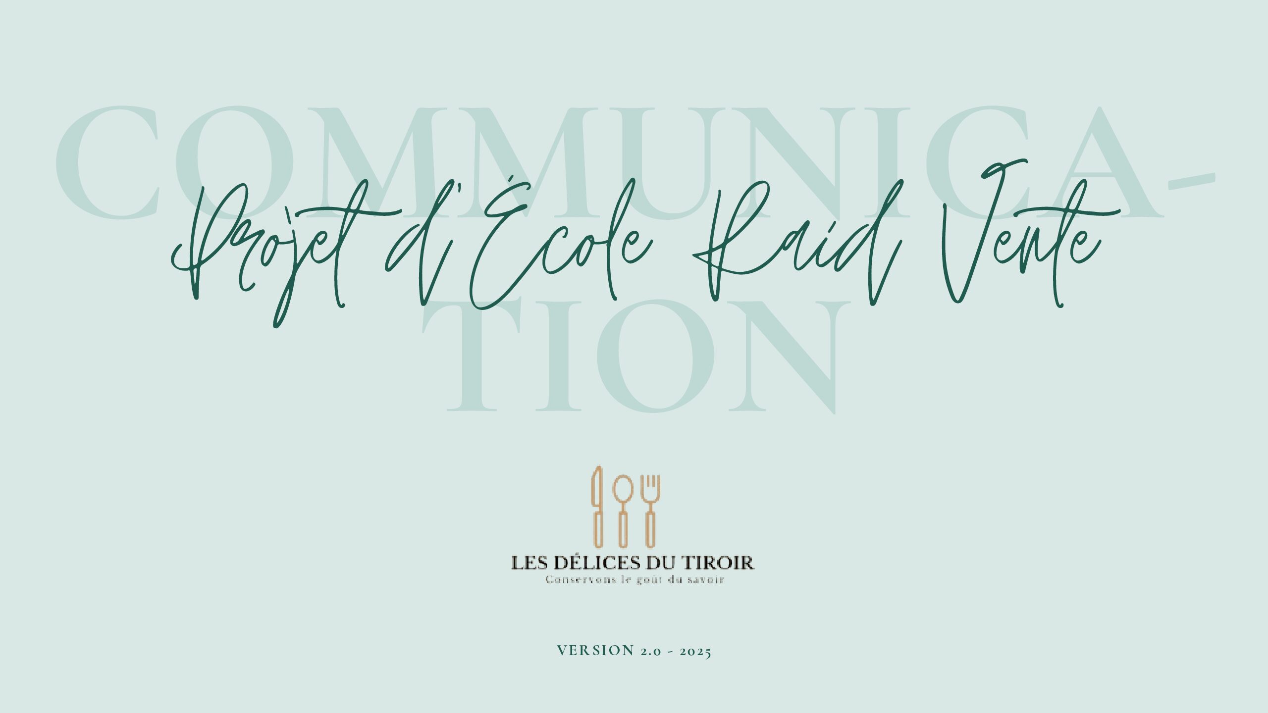 Communication Projet d’école Raid vente