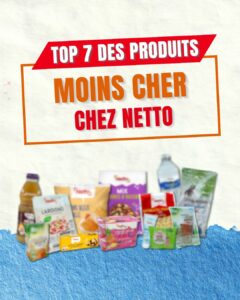 Publi Netto Top 5 produits Netto vs concu