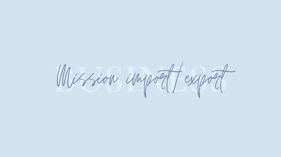 Mission import/export