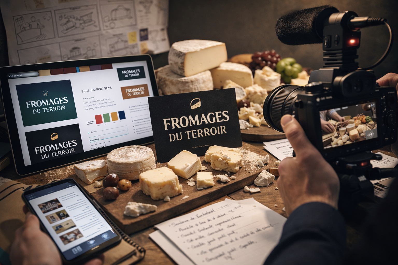 Épisode 4 — Créer une marque : identité, message et vidéos (fromage)